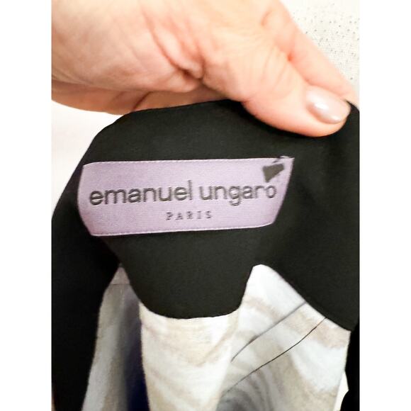 Emanuel Ungaro Paris Zebra Print Mini Dress Size 4 - Picture 6 of 7